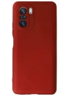 Newface Xiaomi Poco F3 Kılıf First Silikon - Kırmızı