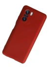 Newface Xiaomi Poco F3 Kılıf First Silikon - Kırmızı