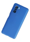 Newface Xiaomi Poco F3 Kılıf First Silikon - Mavi