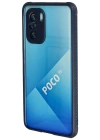 Newface Xiaomi Poco F3 Kılıf Miami Şeffaf Silikon - Lacivert