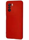 Newface Xiaomi Poco F3 Kılıf Nano içi Kadife Silikon - Kırmızı