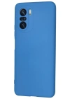 Newface Xiaomi Poco F3 Kılıf Nano içi Kadife Silikon - Mavi