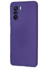 Newface Xiaomi Poco F3 Kılıf Nano içi Kadife Silikon - Mor