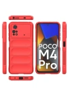 Newface Xiaomi Poco M4 Pro 4G Kılıf Optimum Silikon - Kırmızı