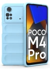 Newface Xiaomi Poco M4 Pro 4G Kılıf Optimum Silikon - Sky Blue