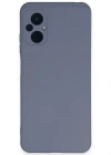 Newface Xiaomi Poco M5 Kılıf Nano içi Kadife Silikon - Gri