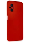 Newface Xiaomi Poco M5 Kılıf Nano içi Kadife Silikon - Kırmızı