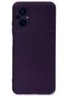 Newface Xiaomi Poco M5 Kılıf Nano içi Kadife Silikon - Mor