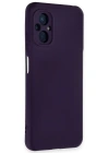 Newface Xiaomi Poco M5 Kılıf Nano içi Kadife Silikon - Mor