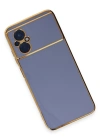 Newface Xiaomi Poco M5 Kılıf Volet Silikon - Mavi