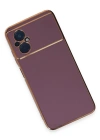 Newface Xiaomi Poco M5 Kılıf Volet Silikon - Mor