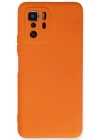 Newface Xiaomi Poco X3 GT Kılıf Nano içi Kadife Silikon - Turuncu