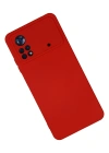 Newface Xiaomi Poco X4 Pro 5G Kılıf Nano içi Kadife Silikon - Kırmızı