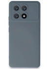 Newface Xiaomi Poco X6 Pro Kılıf Nano içi Kadife Silikon - Gri