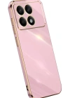 Newface Xiaomi Poco X6 Pro Kılıf Volet Silikon - Pembe