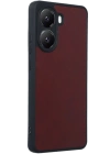 Newface Xiaomi Poco X7 Pro Kılıf Aras Deri Kapak - Bordo