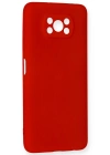 Newface Xiaomi Pocophone X3 Kılıf Nano içi Kadife Silikon - Kırmızı