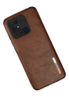 Newface Xiaomi Redmi 10C Kılıf Loop Deri Silikon - Kahverengi