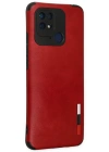 Newface Xiaomi Redmi 10C Kılıf Loop Deri Silikon - Kırmızı