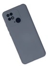 Newface Xiaomi Redmi 10C Kılıf Nano içi Kadife Silikon - Gri