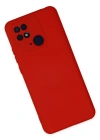 Newface Xiaomi Redmi 10C Kılıf Nano içi Kadife Silikon - Kırmızı