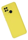 Newface Xiaomi Redmi 10C Kılıf Nano içi Kadife Silikon - Sarı