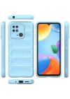 Newface Xiaomi Redmi 10C Kılıf Optimum Silikon - Sky Blue