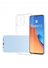 Newface Xiaomi Redmi 12 Kılıf Lüx Şeffaf Silikon
