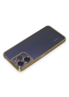 Newface Xiaomi Redmi 12 Kılıf Razer Lensli Silikon - Gold