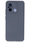 Newface Xiaomi Redmi 12C Kılıf Nano içi Kadife Silikon - Gri