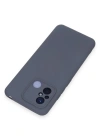 Newface Xiaomi Redmi 12C Kılıf Nano içi Kadife Silikon - Gri