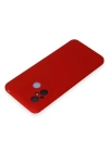 Newface Xiaomi Redmi 12C Kılıf Nano içi Kadife Silikon - Kırmızı