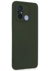 Newface Xiaomi Redmi 12C Kılıf Nano içi Kadife Silikon - Koyu Yeşil