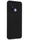 Newface Xiaomi Redmi 12C Kılıf Nano içi Kadife Silikon - Siyah