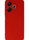 Newface Xiaomi Redmi 13 4G Kılıf First Silikon - Kırmızı