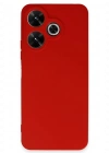 Newface Xiaomi Redmi 13 4G Kılıf First Silikon - Kırmızı