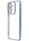 Newface Xiaomi Redmi 13 4G Kılıf Razer Lensli Silikon - Açık Mavi