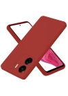 Newface Xiaomi Redmi 13C Kılıf First Silikon - Bordo