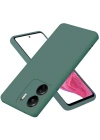 Newface Xiaomi Redmi 13C Kılıf First Silikon - Koyu Yeşil