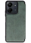 Newface Xiaomi Redmi 13C Kılıf Flip Cover - Koyu Yeşil