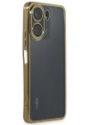 Newface Xiaomi Redmi 13C Kılıf Razer Lensli Silikon - Gold