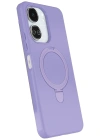Newface Xiaomi Redmi 13C Regal Magsafe Standlı Kapak - Lila
