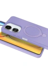 Newface Xiaomi Redmi 13C Regal Magsafe Standlı Kapak - Lila