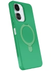 Newface Xiaomi Redmi 13C Regal Magsafe Standlı Kapak - Yeşil