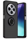 Newface Xiaomi Redmi 14C Kılıf Montreal Yüzüklü Silikon Kapak - Siyah