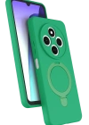 Newface Xiaomi Redmi 14C Regal Magsafe Standlı Kapak - Yeşil