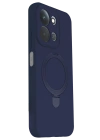 Newface Xiaomi Redmi 15C 4G Regal Magsafe Standlı Kapak - Lacivert
