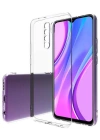 Newface Xiaomi Redmi 9 Kılıf Lüx Şeffaf Silikon - Şeffaf