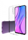 Newface Xiaomi Redmi 9 Kılıf Lüx Şeffaf Silikon - Şeffaf