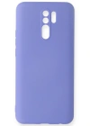 Newface Xiaomi Redmi 9 Kılıf Nano içi Kadife Silikon - Lila